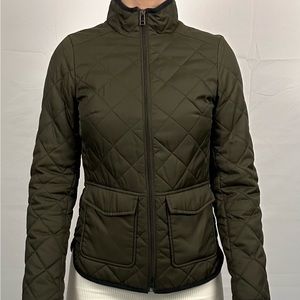 LOGG dark green zipper insulated jacket